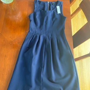 NWT JCrew size 0 navy dress (close up true color)